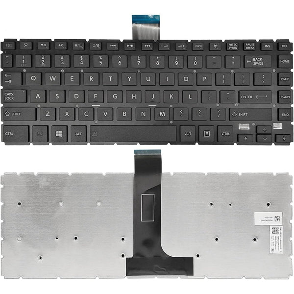 Replacement Laptop Keyboard for Toshiba L40-B L40D-B L45-B L45D-B E45-B E45W-C L30W-B L35W-B No Backlight US Layout