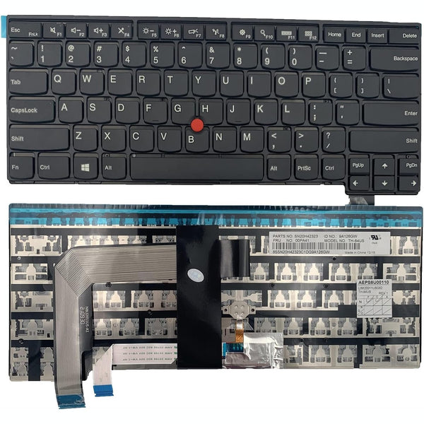 Replacement Keyboard for Lenovo ThinkPad T460s T470s (Not Fit T460 T460p T470 T470p) No Backlit 00PA452 00PA482 SN20H42364