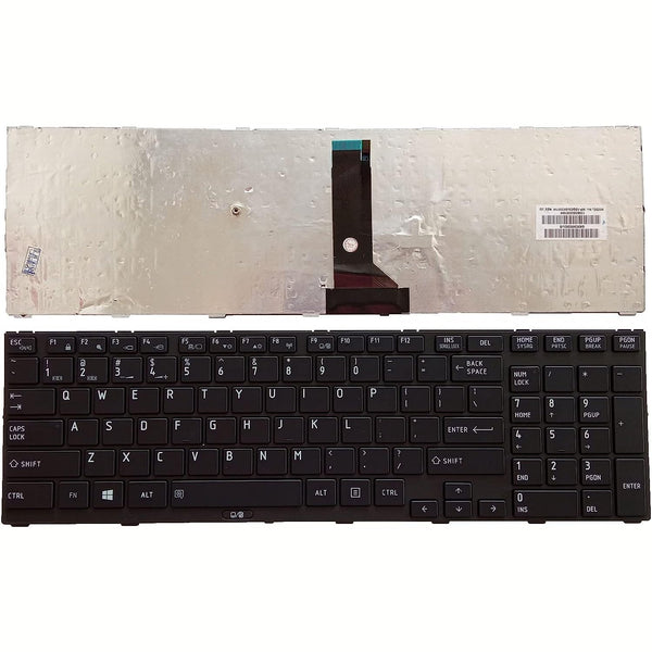 Laptop Replacement Keyboard for Toshiba Tecra R850 R950 R960 R850-143 r850-s8500 R850-14C R850-11P R850-18F G83C000D72US P0005703 P000544010 US Layout Black Color